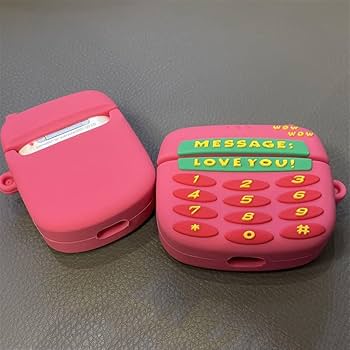 Airpods Pro用 レトロラジオケース ピンク ピンクラジカセPVCケース【AirPods（エアーポッズ）】 - AirPodsケース